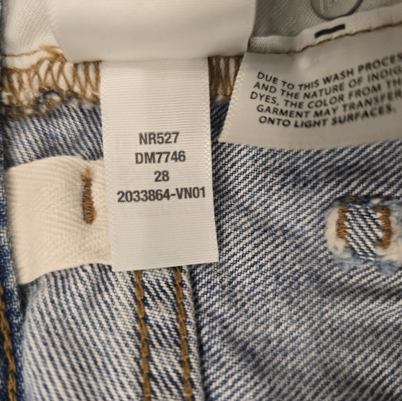 Madewell The Darted Barrel-Leg Jean Size 28 - Picture 8 of 9